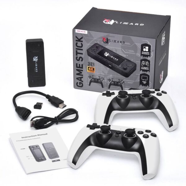 Consola Game Stick para TV XZZ-VG-05 4K 64GB +30000 Juegos X-Lizzard